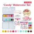 12pcs/set Candy color solid watercolor artist paint set